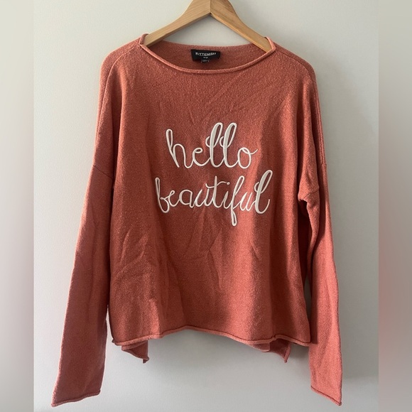 Kittenish | Hello Beautiful Slouchy Pullover Sweater - Picture 2 of 2